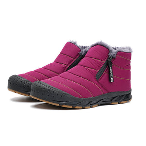 Women's Winter Shoes Warm Lined Snow Boots Zip short shaft boots Flat Outdoor Comfortable Non-slip Winter Boots