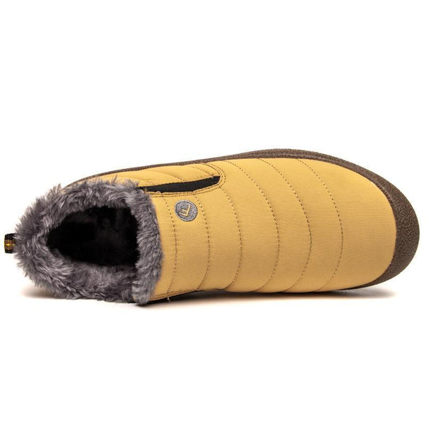 Kaegreel Women's Waterproof Warm Plush Lined Outdoor Snow Ankle Boots (People with wide/thick/arched feet are advised to choose a larger shoe.)