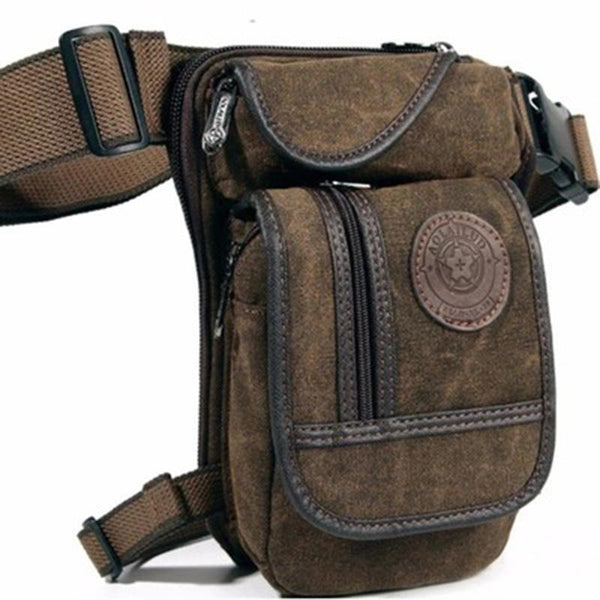 High quality men's leg bag shoulder bag