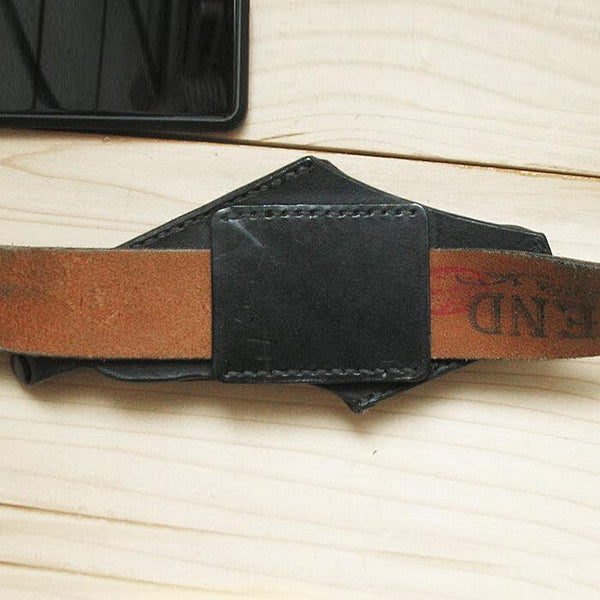 Men's PU Leather 4.7 Inch ~ 6.5 Inch Phone Bag Waist Bag Easy Carry EDC Bag for Outdoor Use