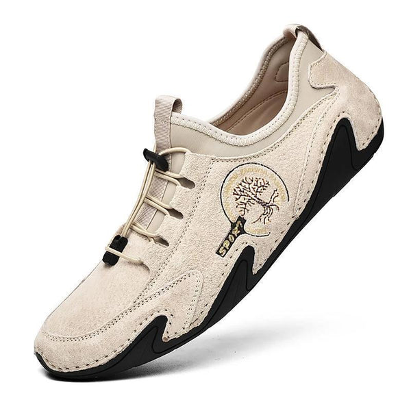 Chaussures en cuir à la main en cuir de Kaegreel Hommes Soft Dragoers Snefers Sneakers