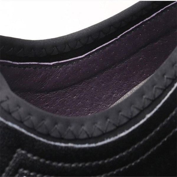 Kaegreel Men's Fashion Casual Leather Slip-on Business Dress Shoes