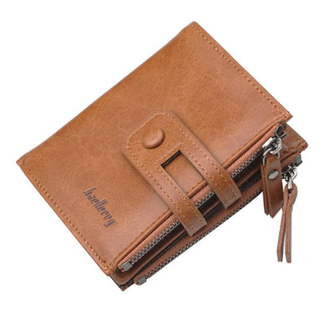 Men's Retro Multifunction Short Multi-Card Wallet