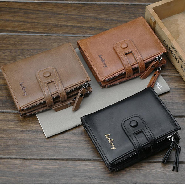 Men's Retro Multifunction Short Multi-Card Wallet