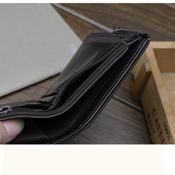 Men's Retro Multifunction Short Multi-Card Wallet