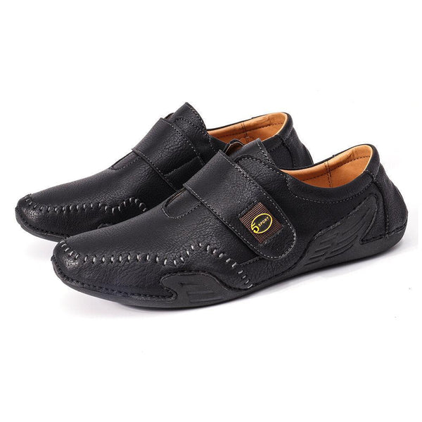 Kaegreel Herrenhandheft Lederhakenschleife Weiche lässige Fahrschuhe