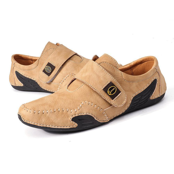 Kaegreel Herrenhandheft Lederhakenschleife Weiche lässige Fahrschuhe