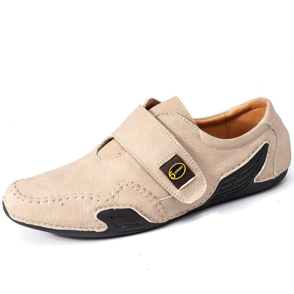 Kaegreel Herrenhandheft Lederhakenschleife Weiche lässige Fahrschuhe
