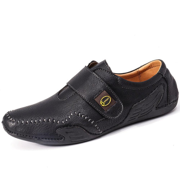 Kaegreel Herrenhandheft Lederhakenschleife Weiche lässige Fahrschuhe