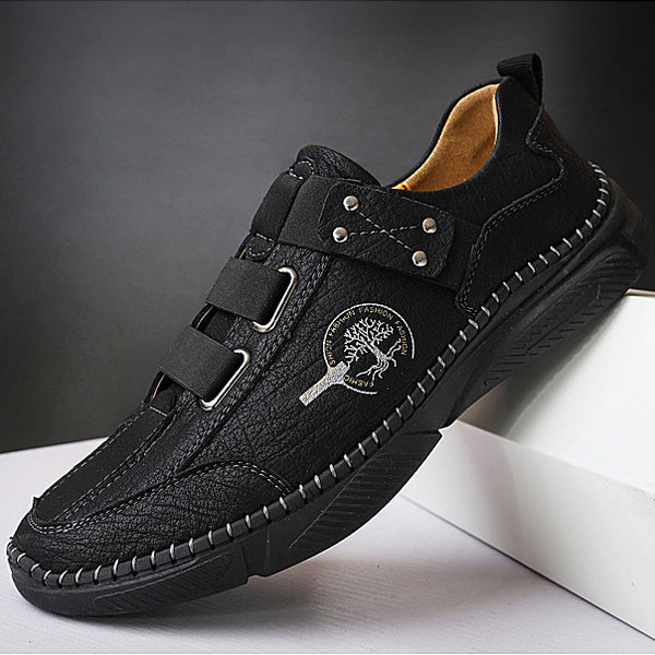 Kaegreel Men's Fashion Casual Loafers Quality Leather Flats Moccasins Shoes Comfortable Driving Shoes