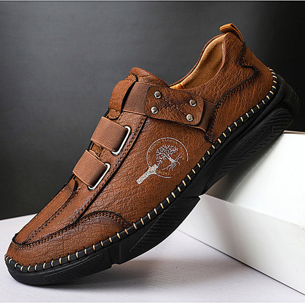 Kaegreel Men's Fashion Casual Loafers Quality Leather Flats Moccasins Shoes Comfortable Driving Shoes