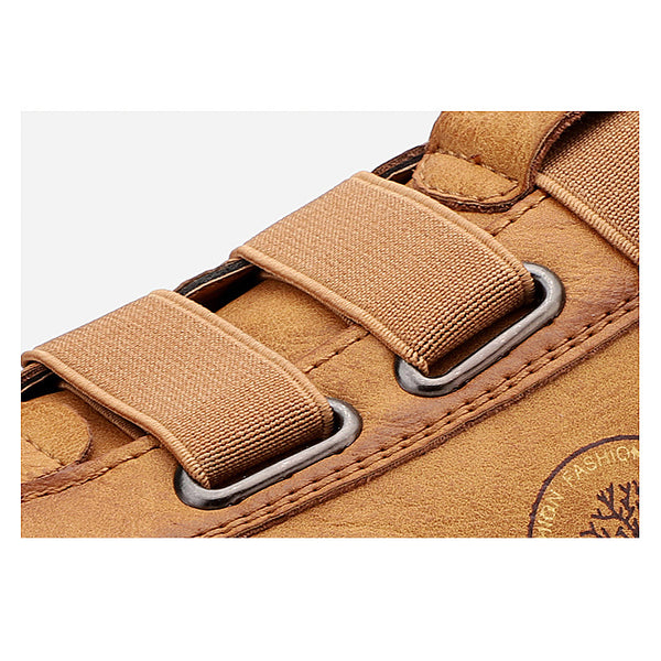 Kaegreel Men's Fashion Casual Loafers Quality Leather Flats Moccasins Shoes Comfortable Driving Shoes