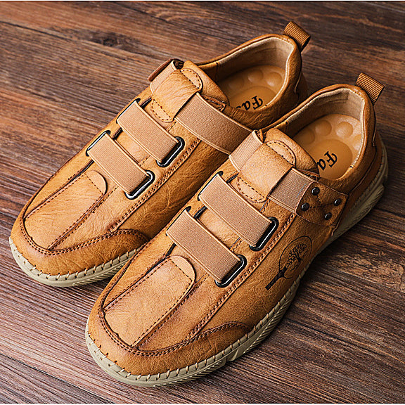 Kaegreel Men's Fashion Casual Loafers Quality Leather Flats Moccasins Shoes Comfortable Driving Shoes