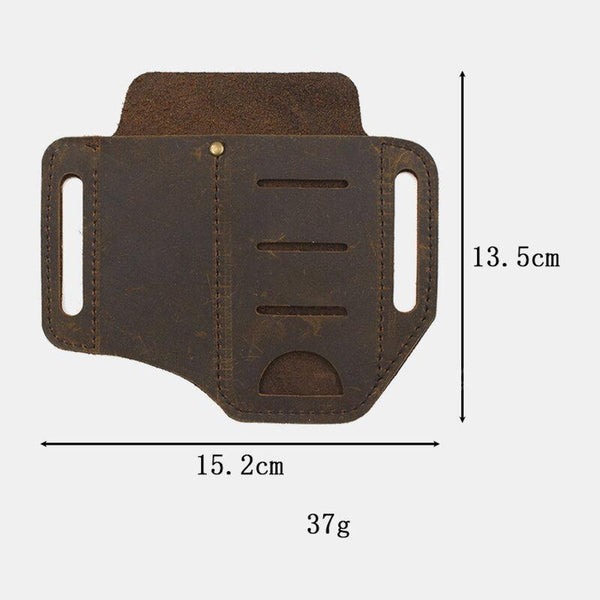 Men's Genuine Leather Wing Leather Holster Belt Bag