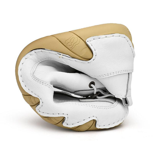 Men's Genuine Leather Non-Slip Elastic Pointed Casual Shoes