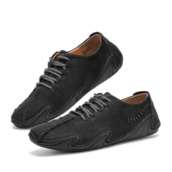 Men's microfiber breathable non-slip soft bottom comfortable casual business shoes
