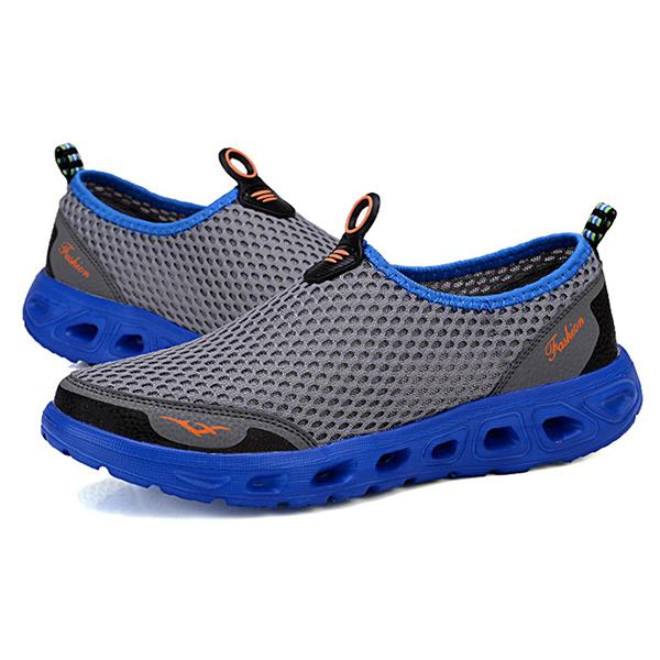 Large Mens Honeycomb Mesh Quick Drying Upstream Water Shoes Leisure Beach Shoes