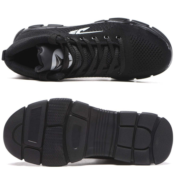 Hommes Steel Toe Boots Hiver Chauffe confortable Construction industrielle Non-Slip Tennis Tennis Sécurité Chaussures de sécurité