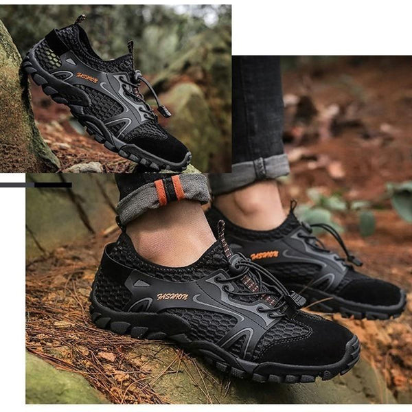 Mens Barefoot Shoes  Water Sneakers Non Slip Hiking Climbing Aqua Shoes Beach Barefoot Upstream Shoes Seaside Shoes