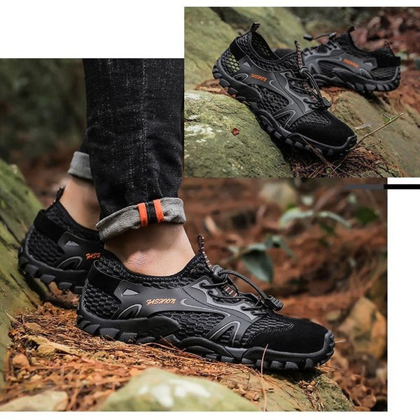 Mens Barefoot Shoes  Water Sneakers Non Slip Hiking Climbing Aqua Shoes Beach Barefoot Upstream Shoes Seaside Shoes