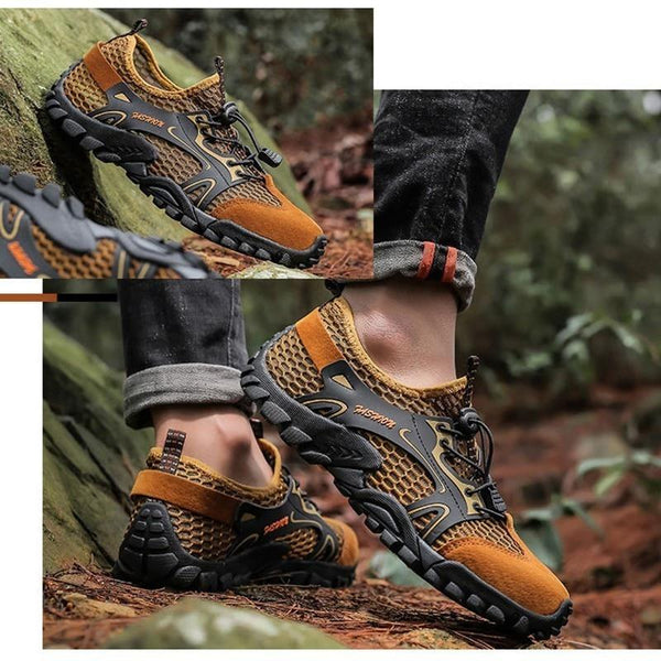 Mens Barefoot Shoes  Water Sneakers Non Slip Hiking Climbing Aqua Shoes Beach Barefoot Upstream Shoes Seaside Shoes