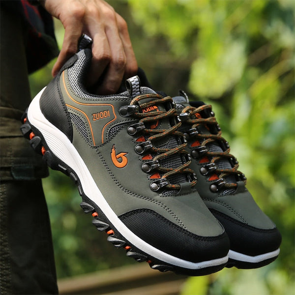 Men's Hiking Shoes Waterproof Walking Sneakers Outdoor Sport Brazil Vip