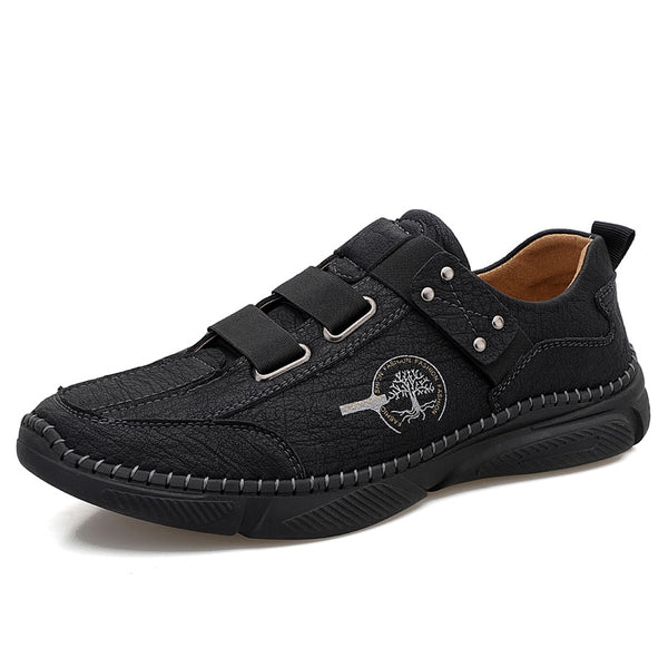 Kaegreel Men's Fashion Casual Loafers Quality Leather Flats Moccasins Shoes Comfortable Driving Shoes