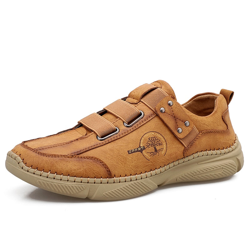 Kaegreel Men's Fashion Casual Loafers Quality Leather Flats Moccasins Shoes Comfortable Driving Shoes