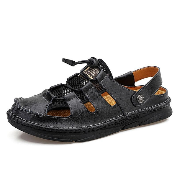Kaegreel Men's Summer Outdoor Beach Flip Flop Flats Sandals Shoes