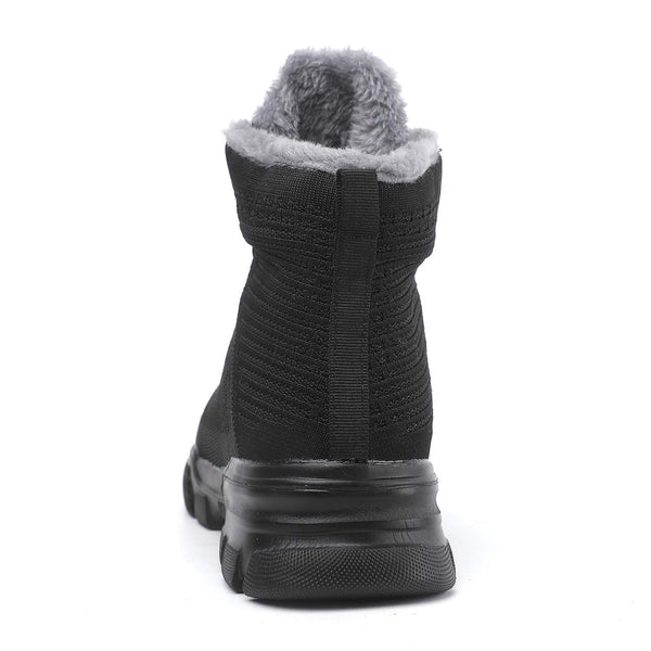 Men Steel Toe Boots Winter Warm Comfortable Industrial Construction Non-slip tennis work safety shoes