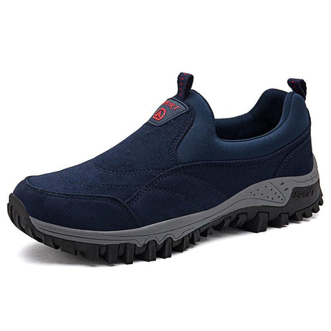 Men's Suede Non-Slip Outdoor Soft Sole Casual Hiking Shoes