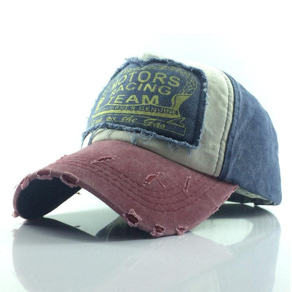 Men's Washed Cotton Baseball Cap Outdoor Sun Protection Adjustable Hats