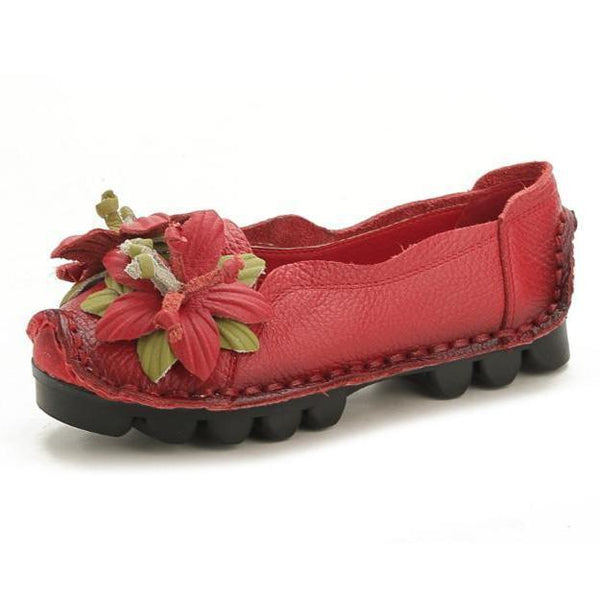 kaegreel boat shoes 108582 red