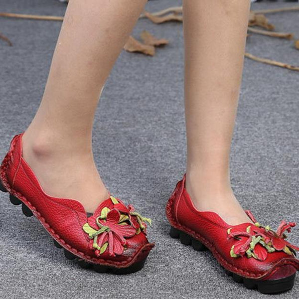 kaegreel boat shoes 108582 red