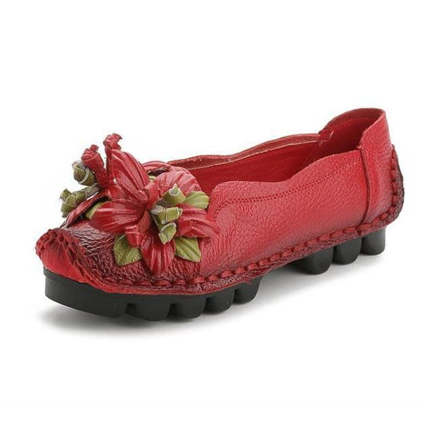kaegreel boat shoes 108582 red