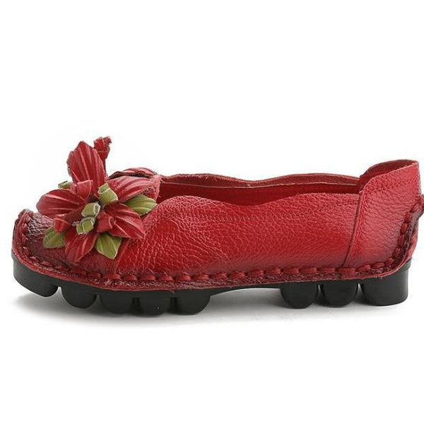 kaegreel boat shoes 108582 red