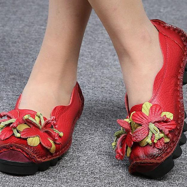 kaegreel boat shoes 108582 red
