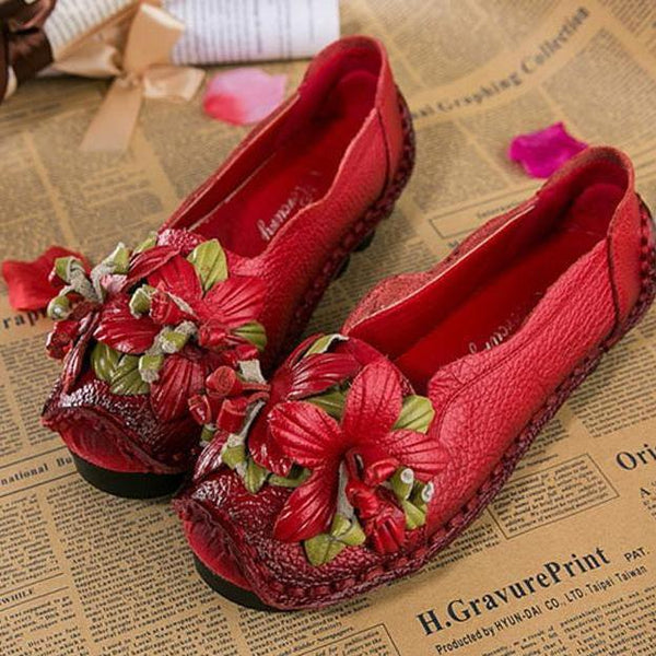 kaegreel boat shoes 108582 red