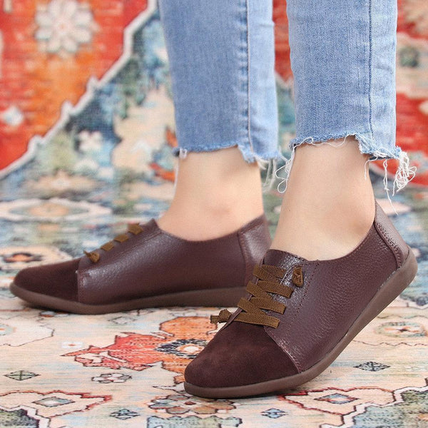 kaegreel boat shoes 140453 coffee