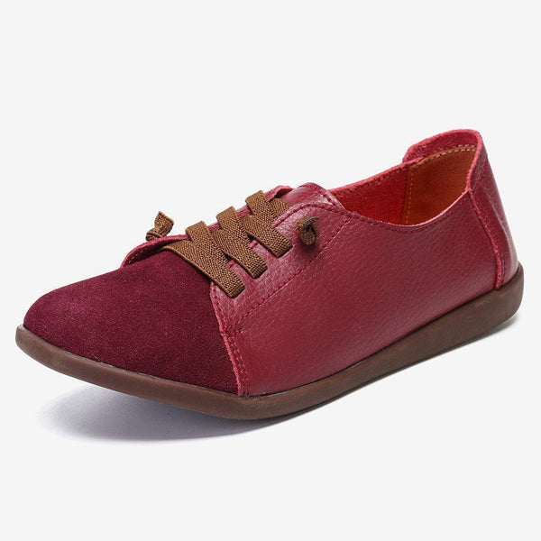 kaegreel boat shoes 140453 red