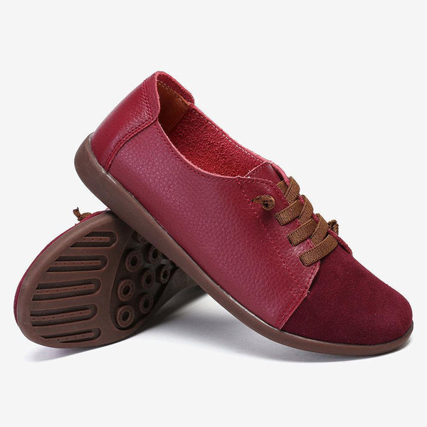 kaegreel boat shoes 140453 red