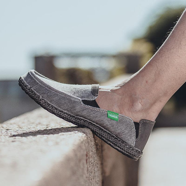 kaegreel boat shoes 31291 gray