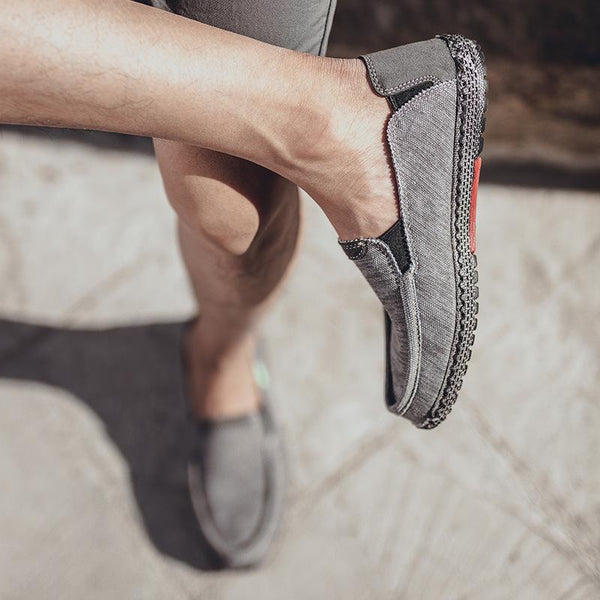 kaegreel boat shoes 31291 gray