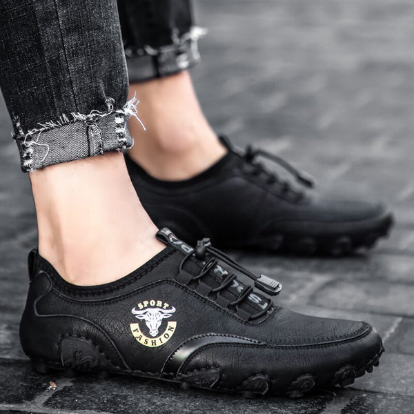 kaegreel handmade leather shoes 31245 black