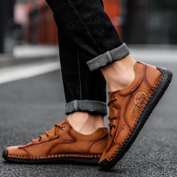 kaegreel handmade leather shoes 31323 red brown