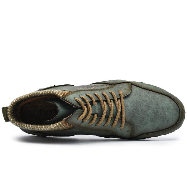 kaegreel handmade leather shoes boots 31155 green