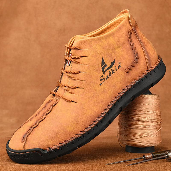 kaegreel handmade leather shoes boots 31171 brown