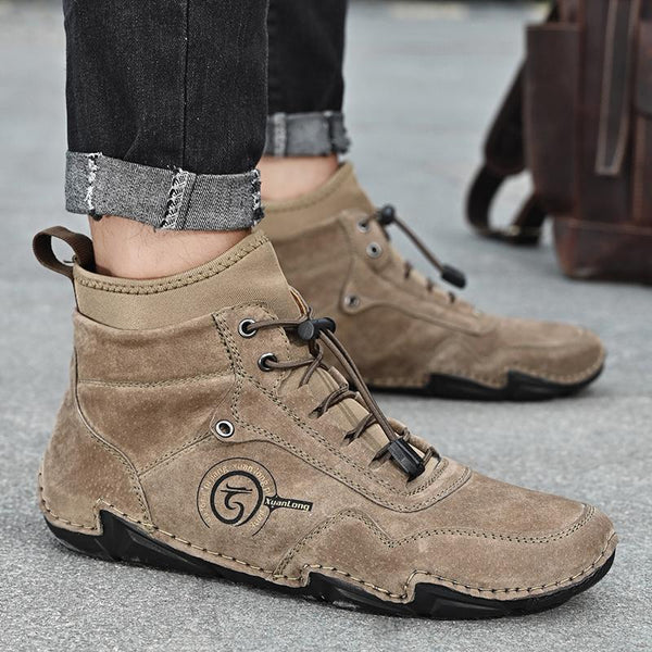 kaegreel handmade leather shoes boots 31368 light brown