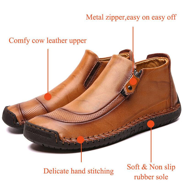 kaegreel handmade leather shoes boots 31387 yellow brown
