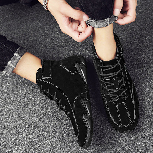kaegreel handmade leather shoes boots 31423 black